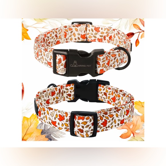 Caring Pet Autumn Leaf Dog Collar - Picture 2 of 4